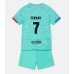 Barcelona Ferran Torres #7 Dětské Oblečení 3rd Dres 2023-24 Krátkým Rukávem (+ trenýrky)